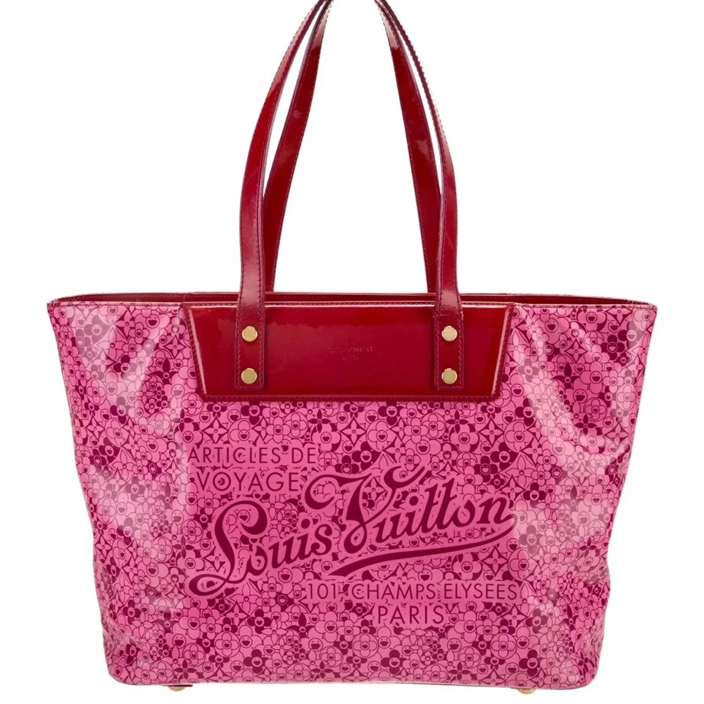Louis Vuitton Takashi Murakami Cosmic Blossom Vinyl PM Tote - Picture 2 of 11